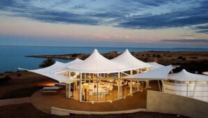 Pemasangan tenda membrane di Bogor