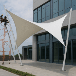 merawat tenda membrane
