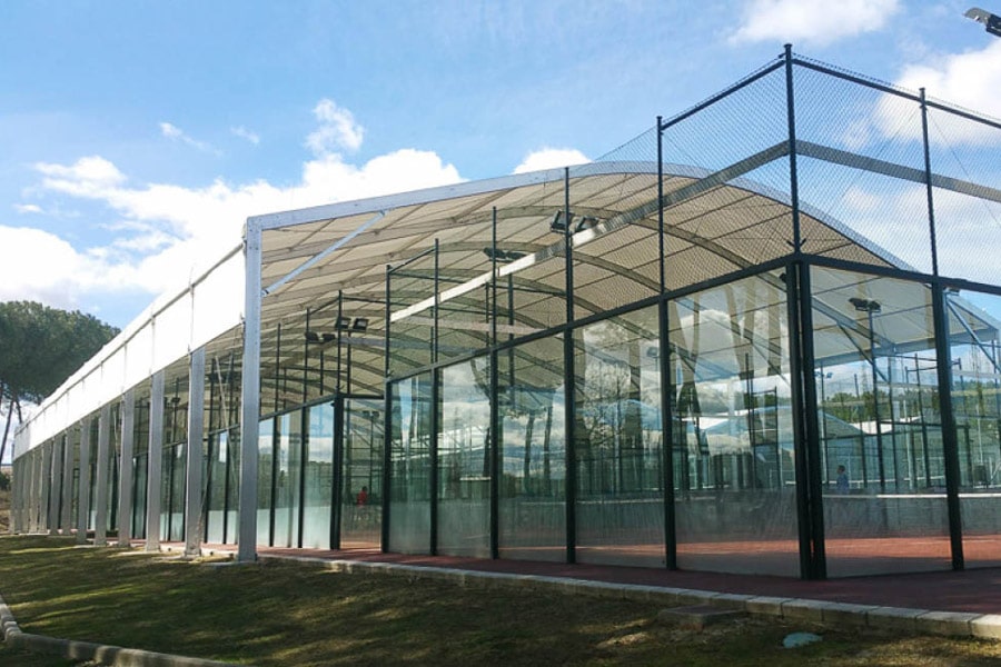 atap apangan padel